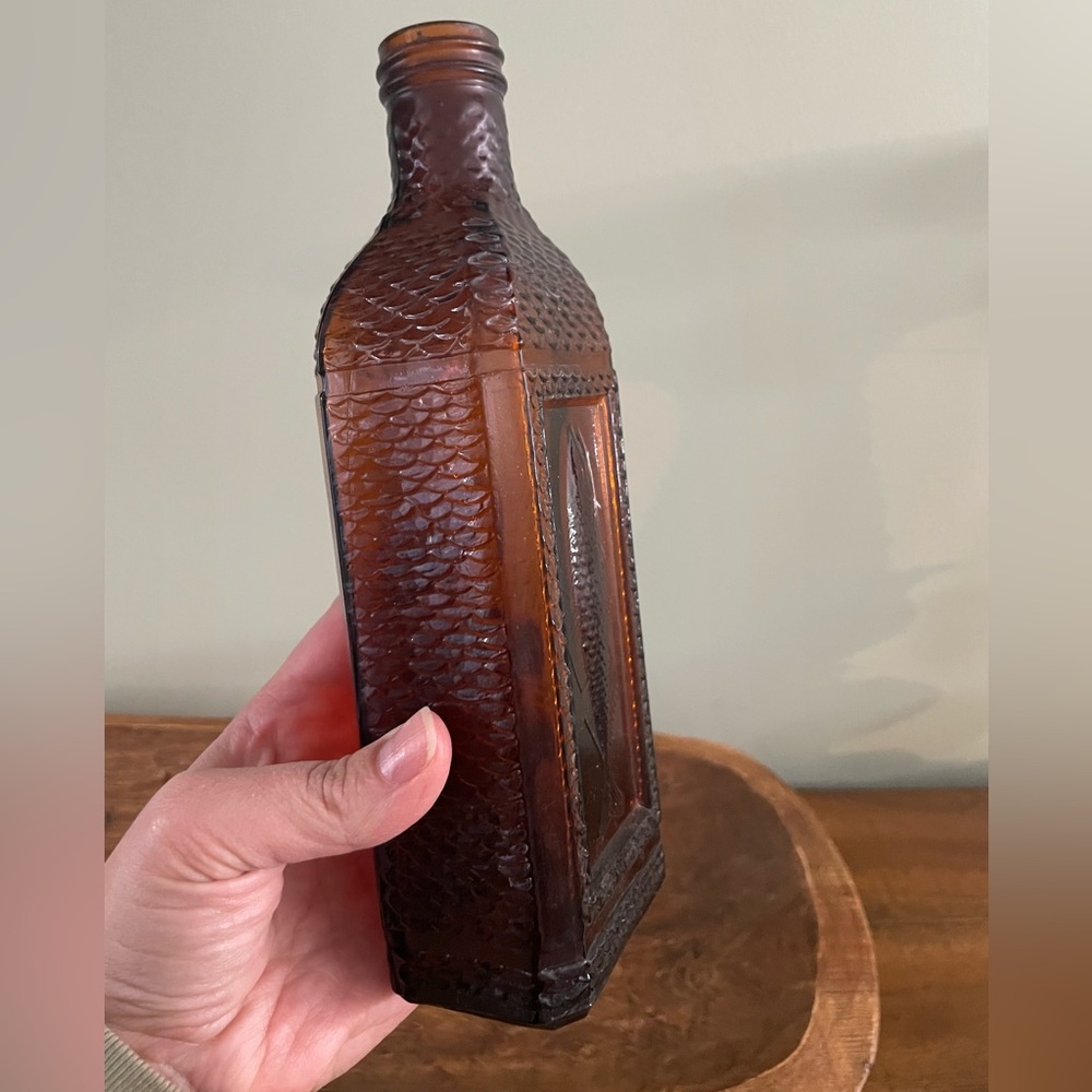 Vintage Glass Bottle Fish Scales - Picture 3 of 3